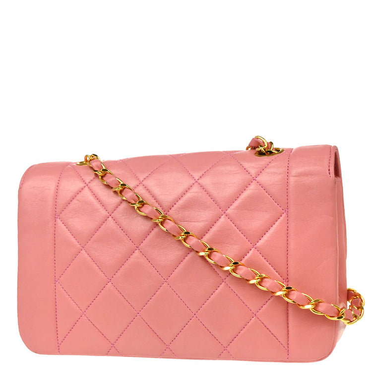 Chanel Pink Lambskin Shoulder Bag