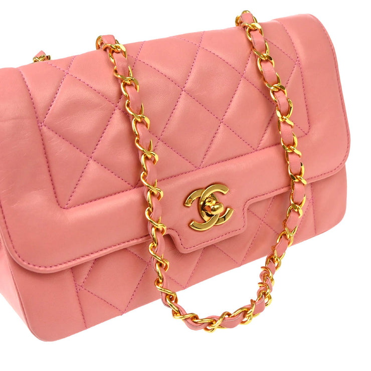 Chanel Pink Lambskin Shoulder Bag