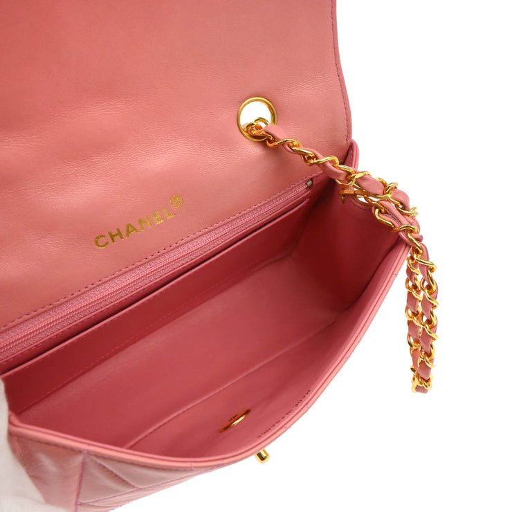Chanel Pink Lambskin Shoulder Bag