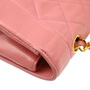 Chanel Pink Lambskin Shoulder Bag