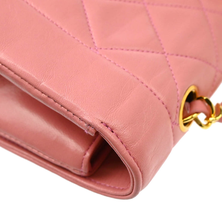 Chanel Pink Lambskin Shoulder Bag