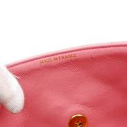 Chanel Pink Lambskin Shoulder Bag