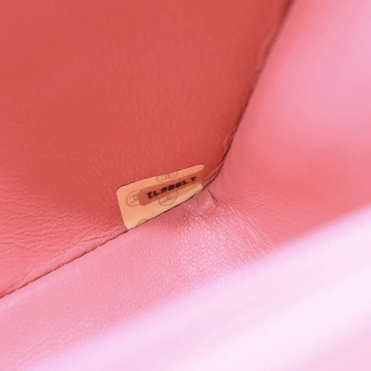Chanel Pink Lambskin Shoulder Bag