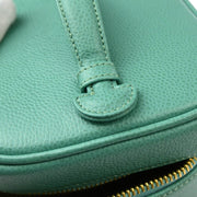 Chanel 1997-1999 Emerald Green Caviar Timeless Vanity Handbag