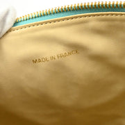 Chanel 1997-1999 Emerald Green Caviar Timeless Vanity Handbag