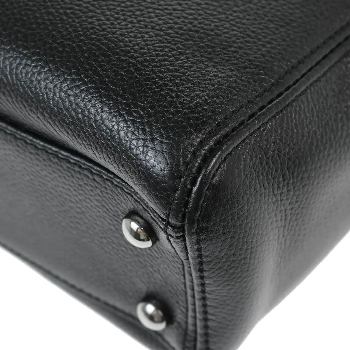 Chanel 2005-2006 Black Calfskin Mademoiselle Lock Tote Handbag