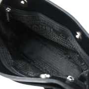 Chanel 2005-2006 Black Calfskin Mademoiselle Lock Tote Handbag