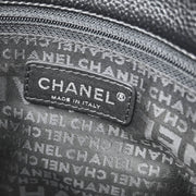 Chanel 2005-2006 Black Calfskin Mademoiselle Lock Tote Handbag