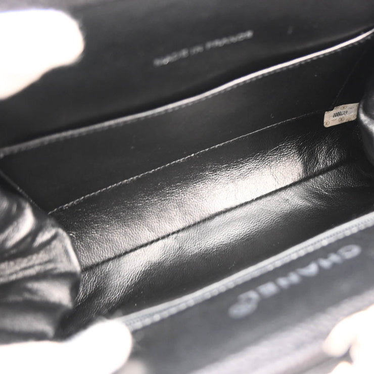 Chanel Black Caviar Chain Handbag