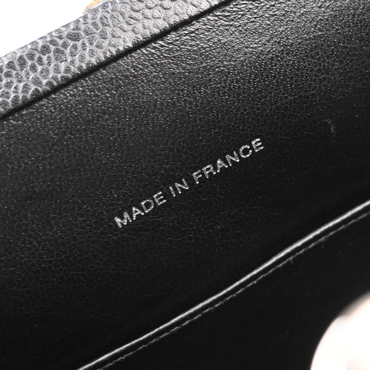 Chanel Black Caviar Chain Handbag