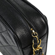 Chanel 1994-1996 Black Caviar Camera Bag Small