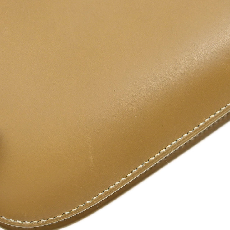 Hermes 1998 Beige Box Calf Constance 23 Shoulder Bag