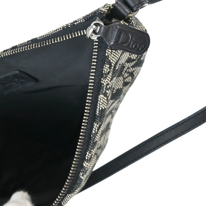 Christian Dior 2002 Black Trotter Saddle Handbag