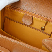 Gucci Brown Bamboo 2way Shoulder Handbag
