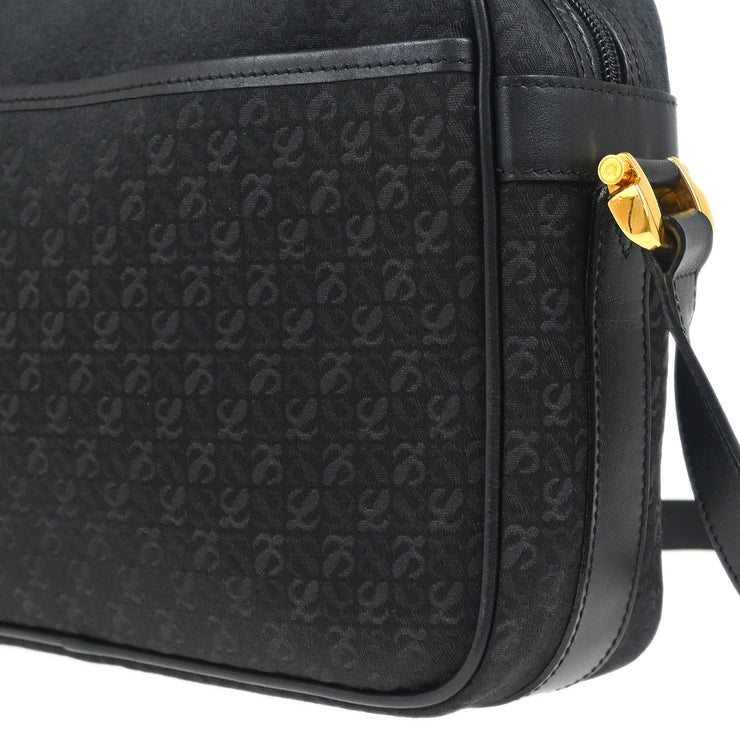 Loewe Black Canvas Shoulder Bag
