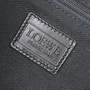 Loewe Black Canvas Shoulder Bag