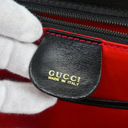 Gucci Black Bamboo 2way Shoulder Handbag