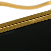 Chanel Black Acrylic Runway Lucite Minaudiere Box Shoulder Bag 97P