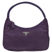 Prada Purple Nylon Handbag
