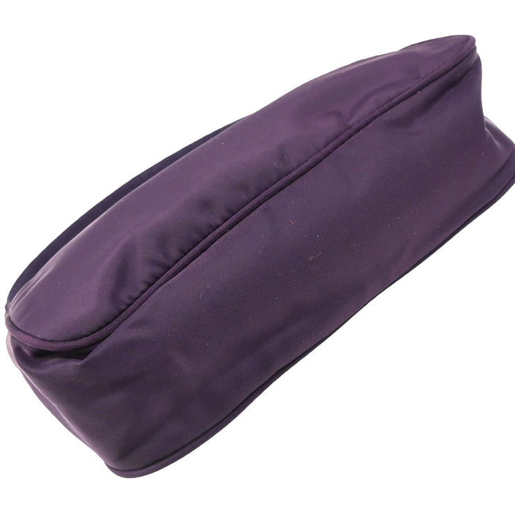 Prada Purple Nylon Handbag