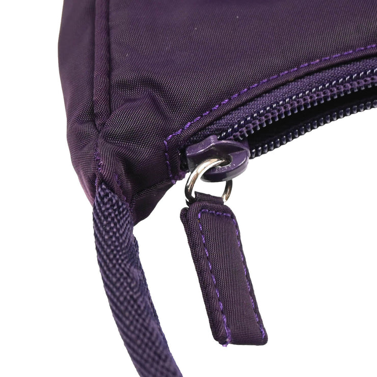 Prada Purple Nylon Handbag
