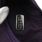 Prada Purple Nylon Handbag