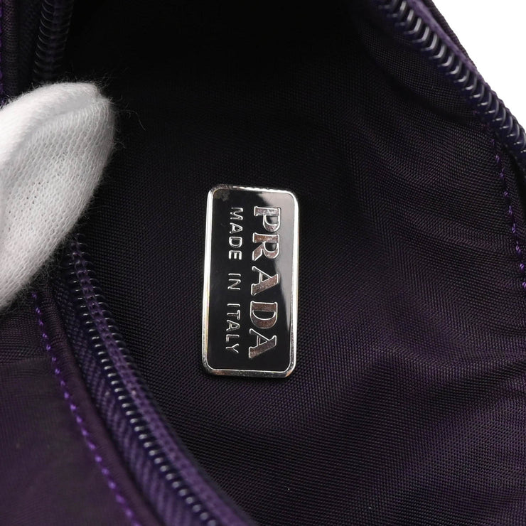 Prada Purple Nylon Handbag