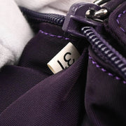 Prada Purple Nylon Handbag