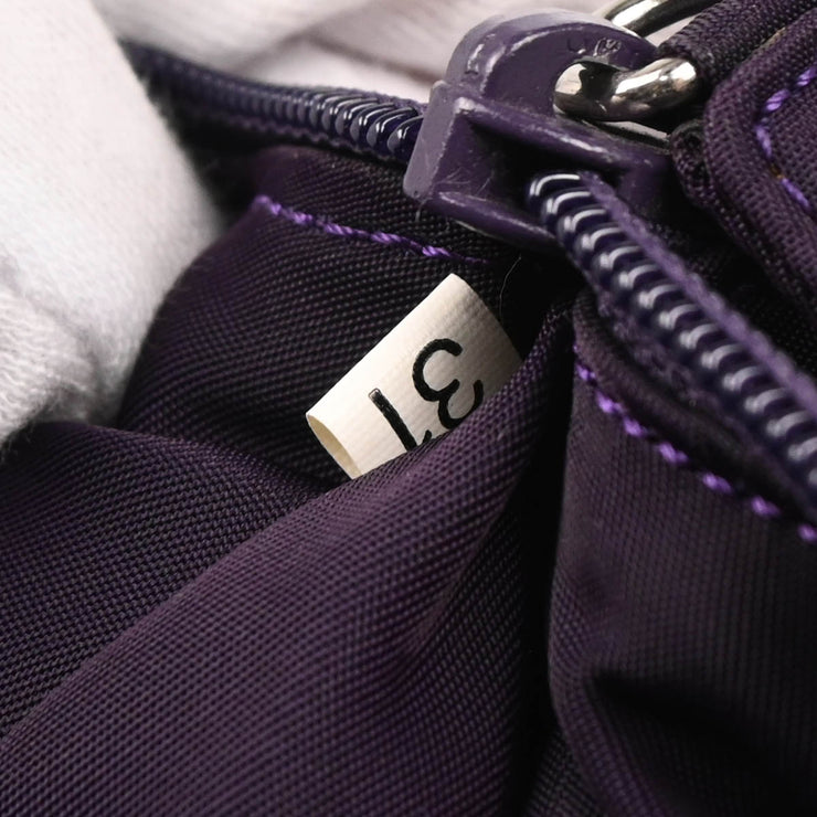 Prada Purple Nylon Handbag