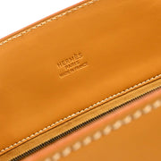 Hermes Natural Vache White Bus GM Tote Handbag