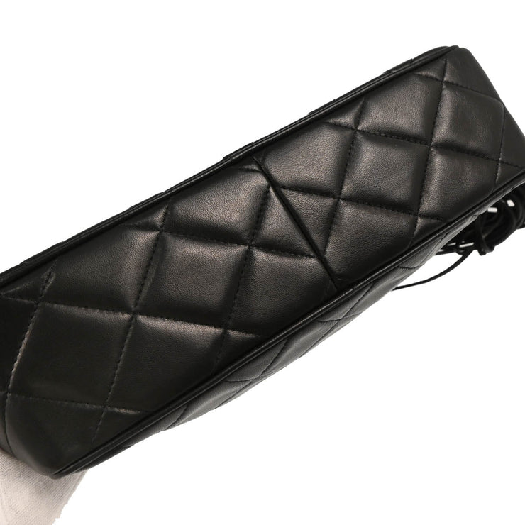 Chanel Black Lambskin Camera Bag Large