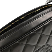Chanel Black Lambskin Camera Bag Large