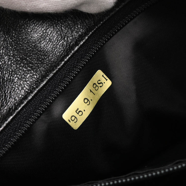Chanel Black Lambskin Camera Bag Large