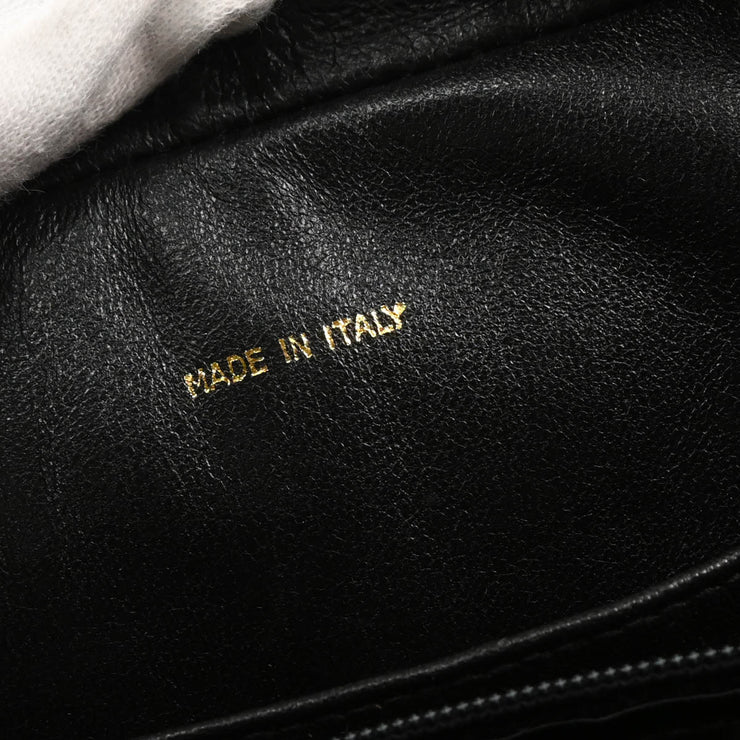 Chanel Black Lambskin Camera Bag Large