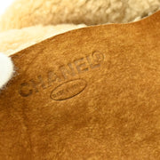Chanel 2000-2001 Brown Mouton Mademoiselle Lock Shoulder Bag