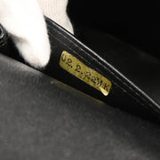 Chanel Black Canvas COCO Medium Classic Double Flap Shoulder Bag