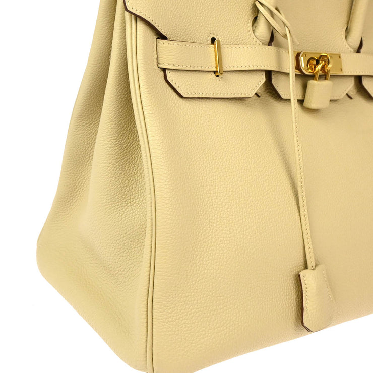 Hermes 2008 Parchemin Togo Birkin 35 Handbag