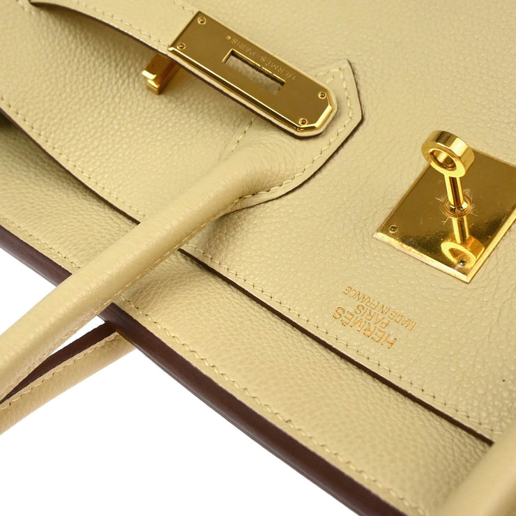 Hermes 2008 Parchemin Togo Birkin 35 Handbag