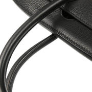 Hermes Black Taurillon Clemence Birkin 30 Handbag