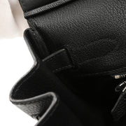 Hermes Black Taurillon Clemence Birkin 30 Handbag