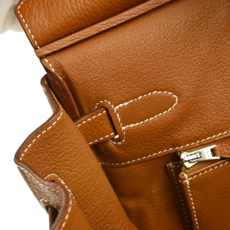 Hermes 2009 Gold Taurillon Clemence Birkin 30 Handbag