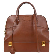Hermes 1997 Brown Courchevel Mcpherson 2way Shoulder Handbag