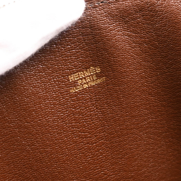Hermes 1997 Brown Courchevel Mcpherson 2way Shoulder Handbag