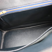 Hermes 1997 Blue Indigo Gulliver Birkin 35 Handbag
