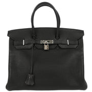 Hermes Black Togo Birkin 35 Handbag