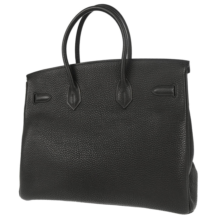 Hermes Black Togo Birkin 35 Handbag