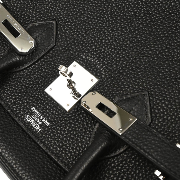 Hermes Black Togo Birkin 35 Handbag