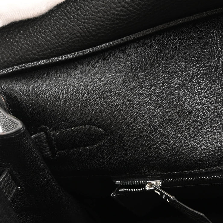 Hermes Black Togo Birkin 35 Handbag