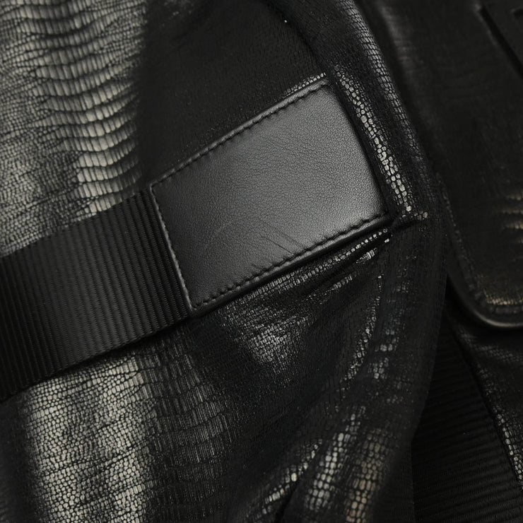 Chanel Black Canvas Sport Line Gym Bag