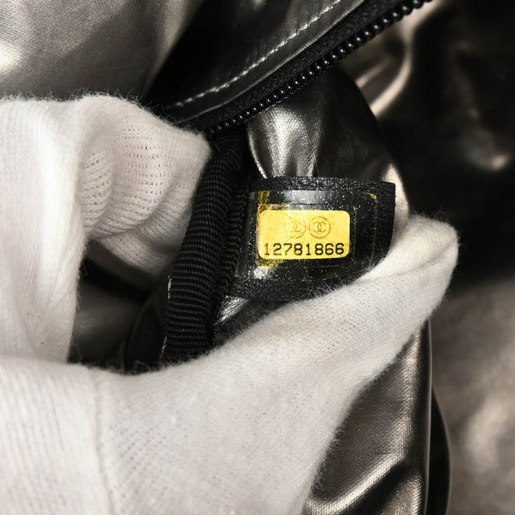 Chanel Black Canvas Sport Line Gym Bag
